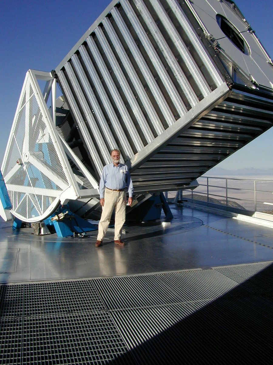 Jim Gray at the Sloan Digital Sky Survey Telescope at Apache Point, New Mexico
